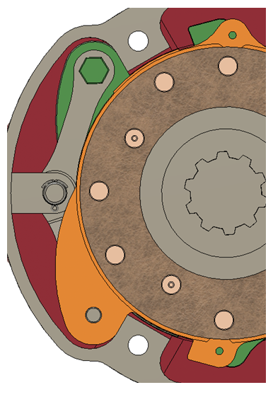 Actuator - brakes off